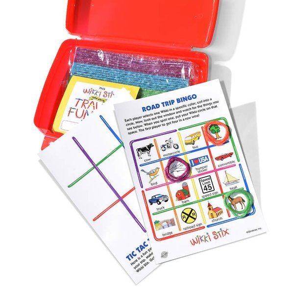 Wikki Stix Sznureczki Woskowe Czerwona Walizka XL 144 szt. 3+