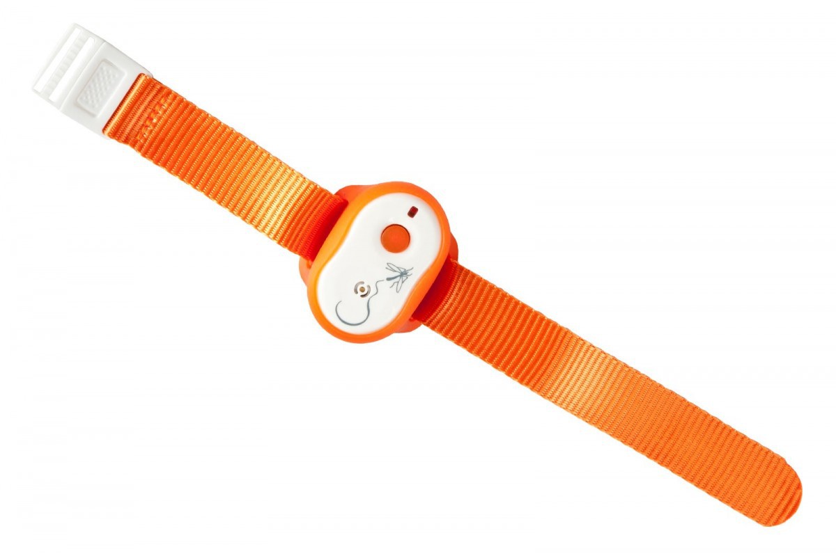 TickLess Freetime Odstraszacz Komarów Bransoletka Pomarańczowa