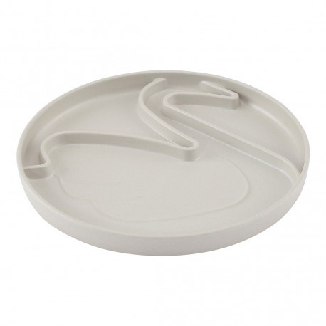 Lille Vilde Talerzyk Łabędź Jasny Szary 19cm