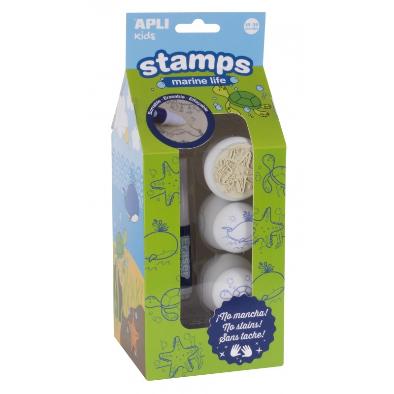 Apli Kids Pierwsze stempelki Zwierzęta Morskie 18m+