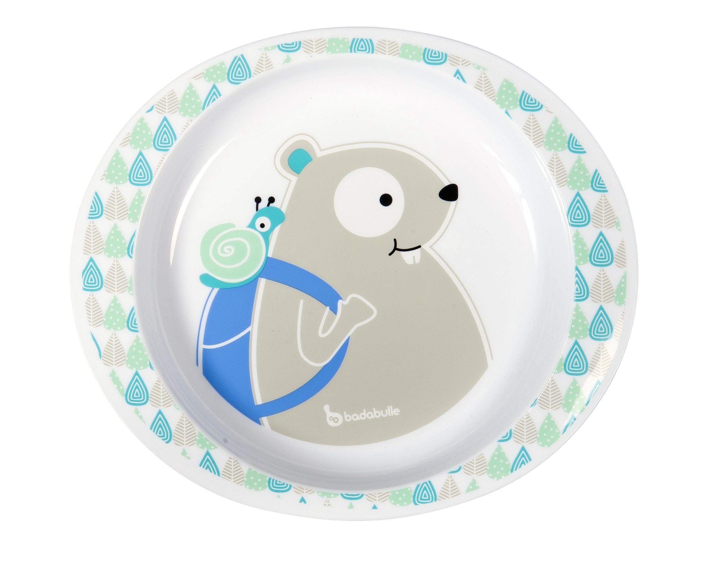 Badabulle Talerzyk Podgrzewany dla Chłopca 6m+