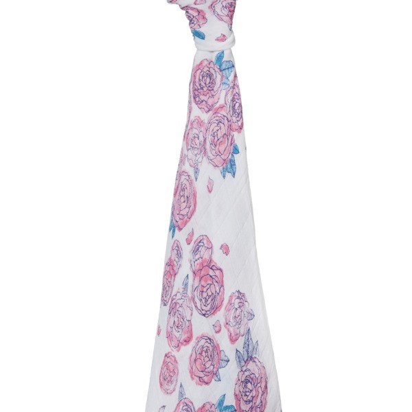 Aden & Anais Otulacz Muślinowy Spring Peony 0+