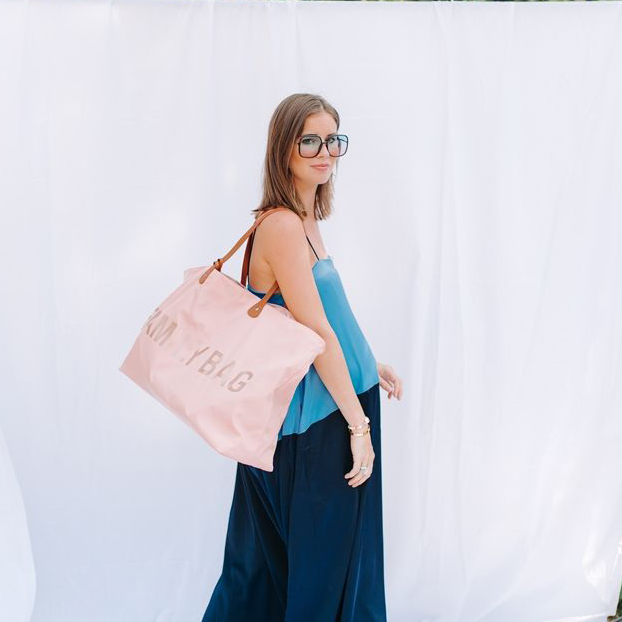 Childhome Torba Family Bag Różowa - Duża, Praktyczna