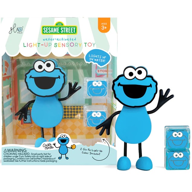 Glo Pals Ciasteczkowy Potwór ze świecącymi kostkami 3+