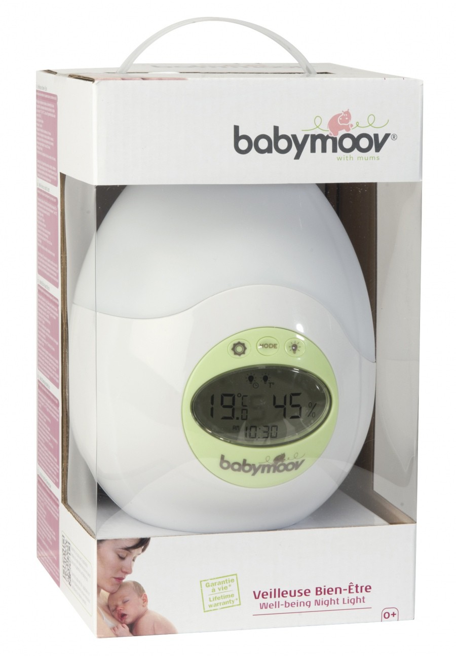 Babymoov Lampka nocna Well being z termometrem 0+