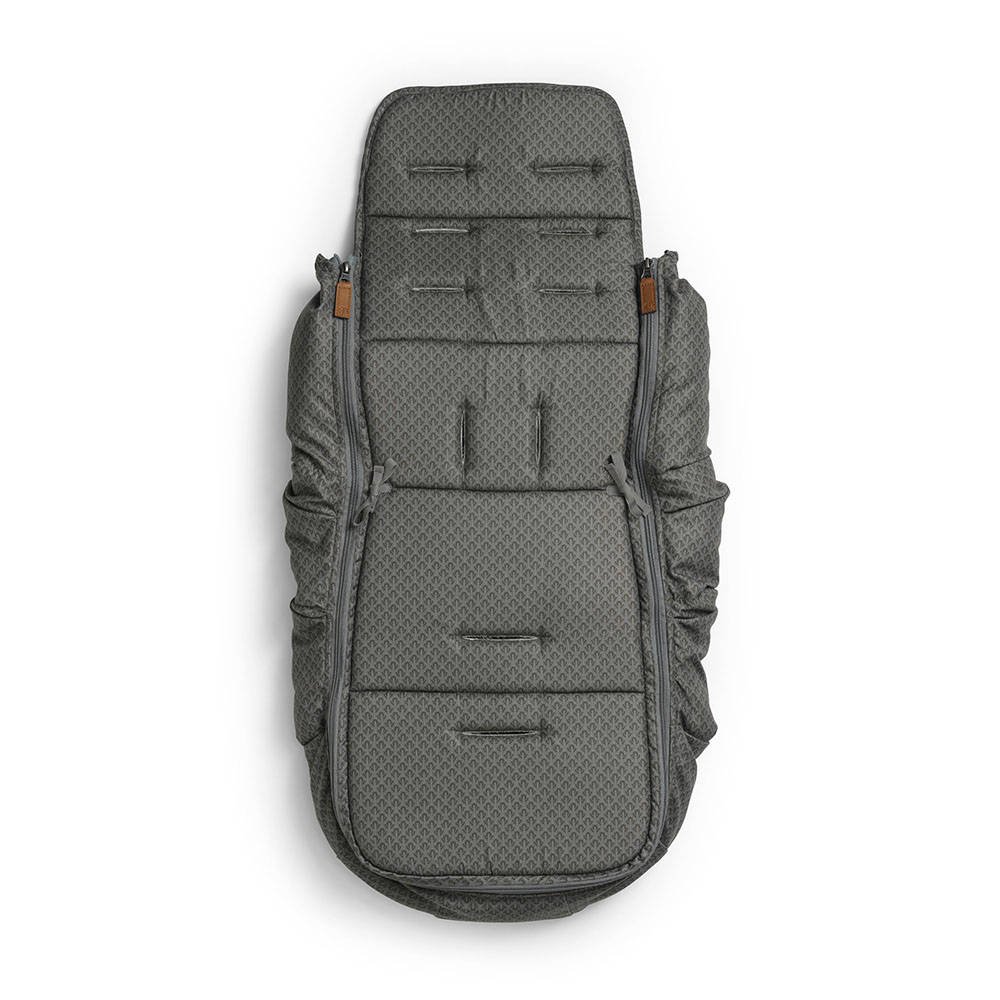 Elodie Details, śpiworek i wkładka do wózka 2w1 - Green Nouveau