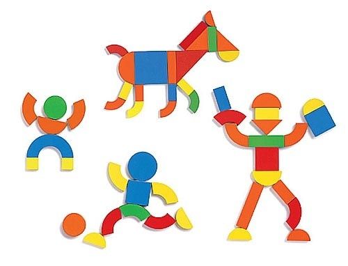 Djeco Magnetyczna Układanka Walizka 42el 4+