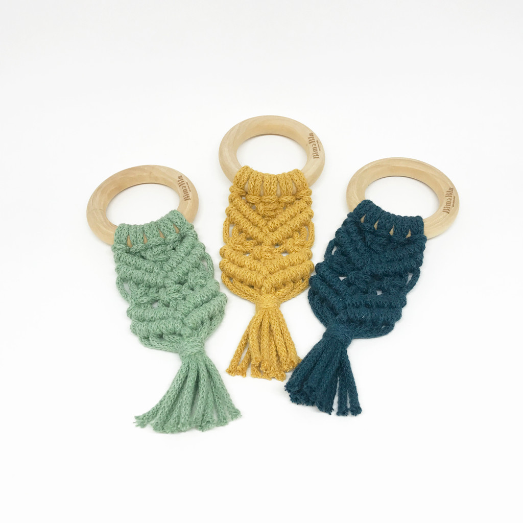 Bimbla Gryzaczek Boho zielony 0+