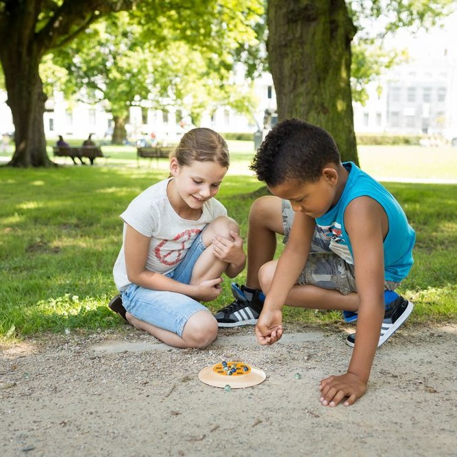 BS Toys Gra Szklane Kulki Marbles 4+ Zestaw