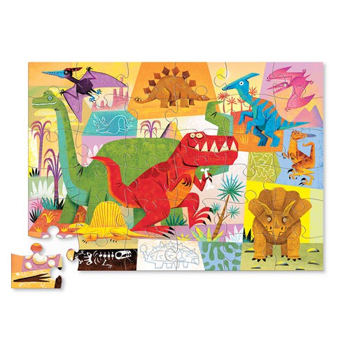 Crocodile Creek Puzzle 36el Dinozaury 3+