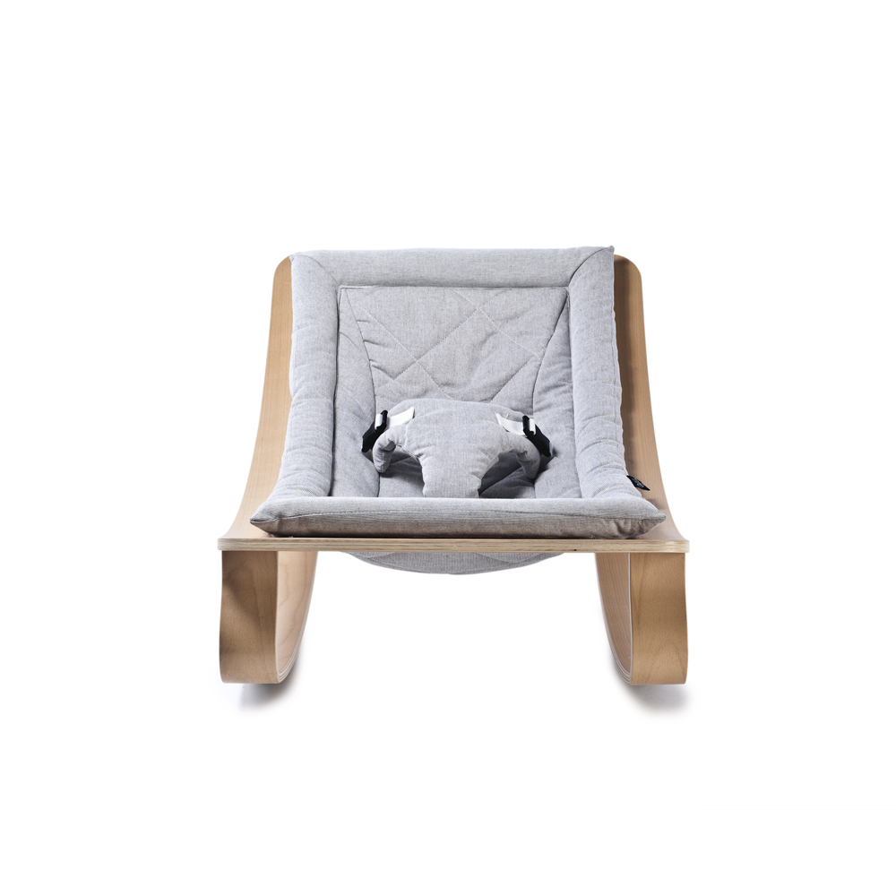 Charlie Crane Leżaczek Levo Buk Sweet Grey 0+