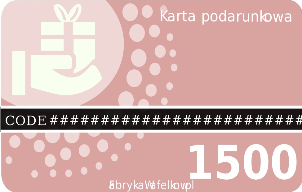 Karta podarunkowa 1500