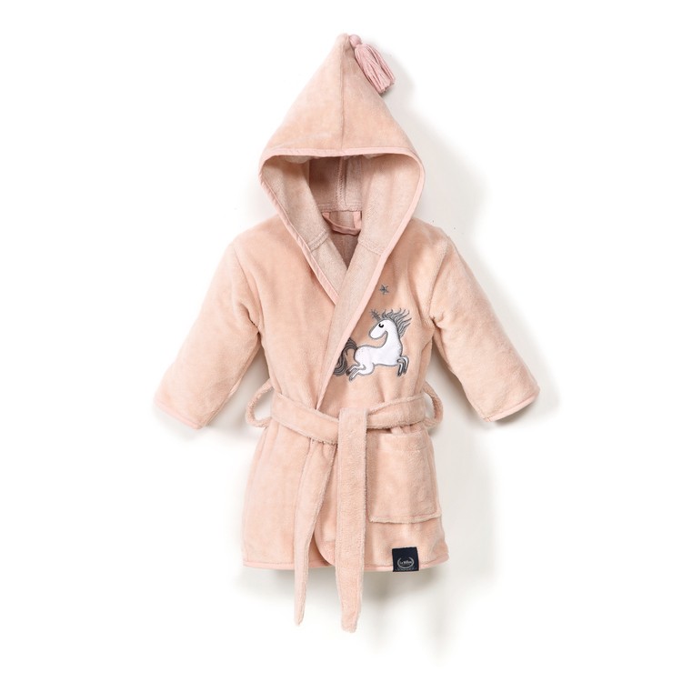 La Millou Szlafrok Bamboo Soft Powder Pink Unicorn S