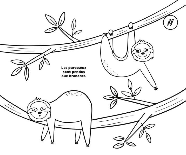 Auzou Zestaw 50 Kolorowanek z Kredkami Natura 3+