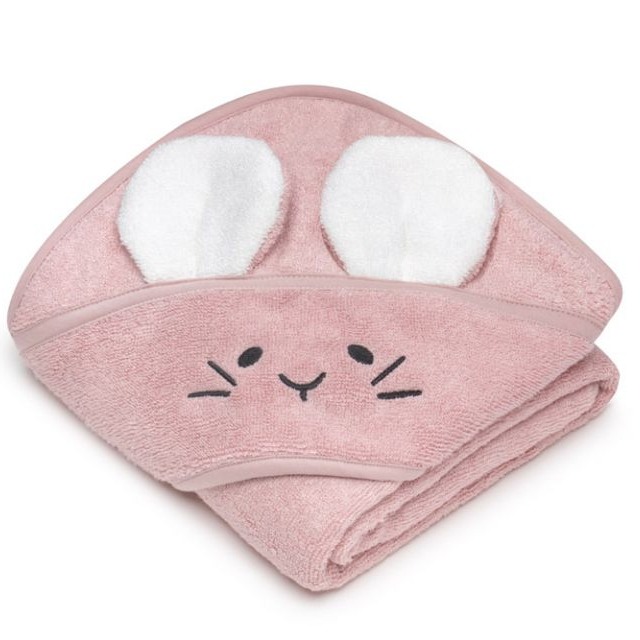 My Memi Bambusowy ręcznik kąpielowy powder pink 85x85cm