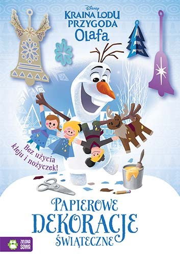 Zielona Sowa Kraina Lodu Dekoracje Świąteczne 3+