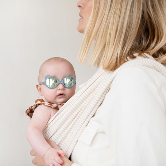 Ki ET LA, Okulary przeciwsłoneczne Ours'on 0-1 Silver blue