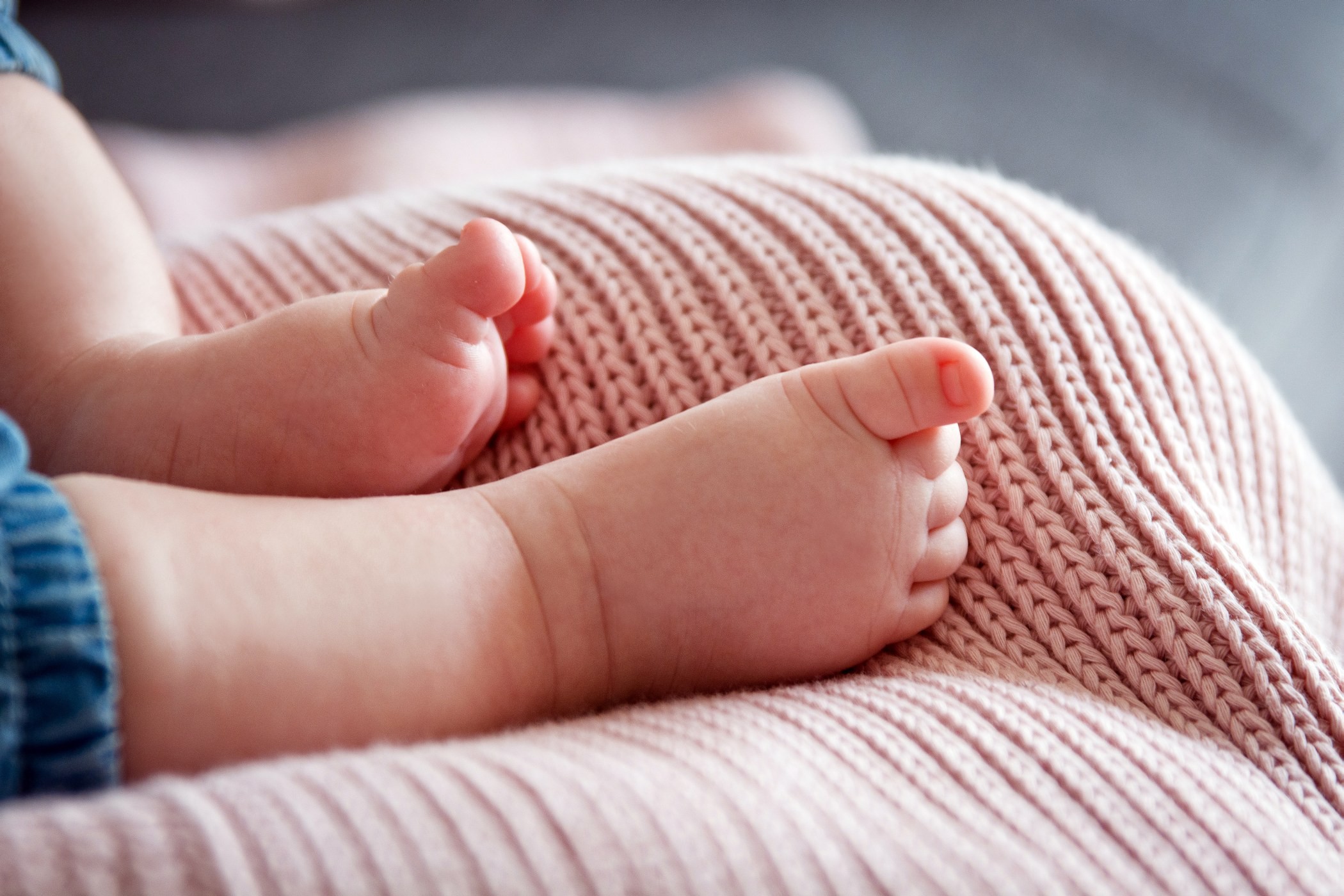 Poofi Tkany Kocyk Bawełna Organiczna VINTAGE PINK 0+