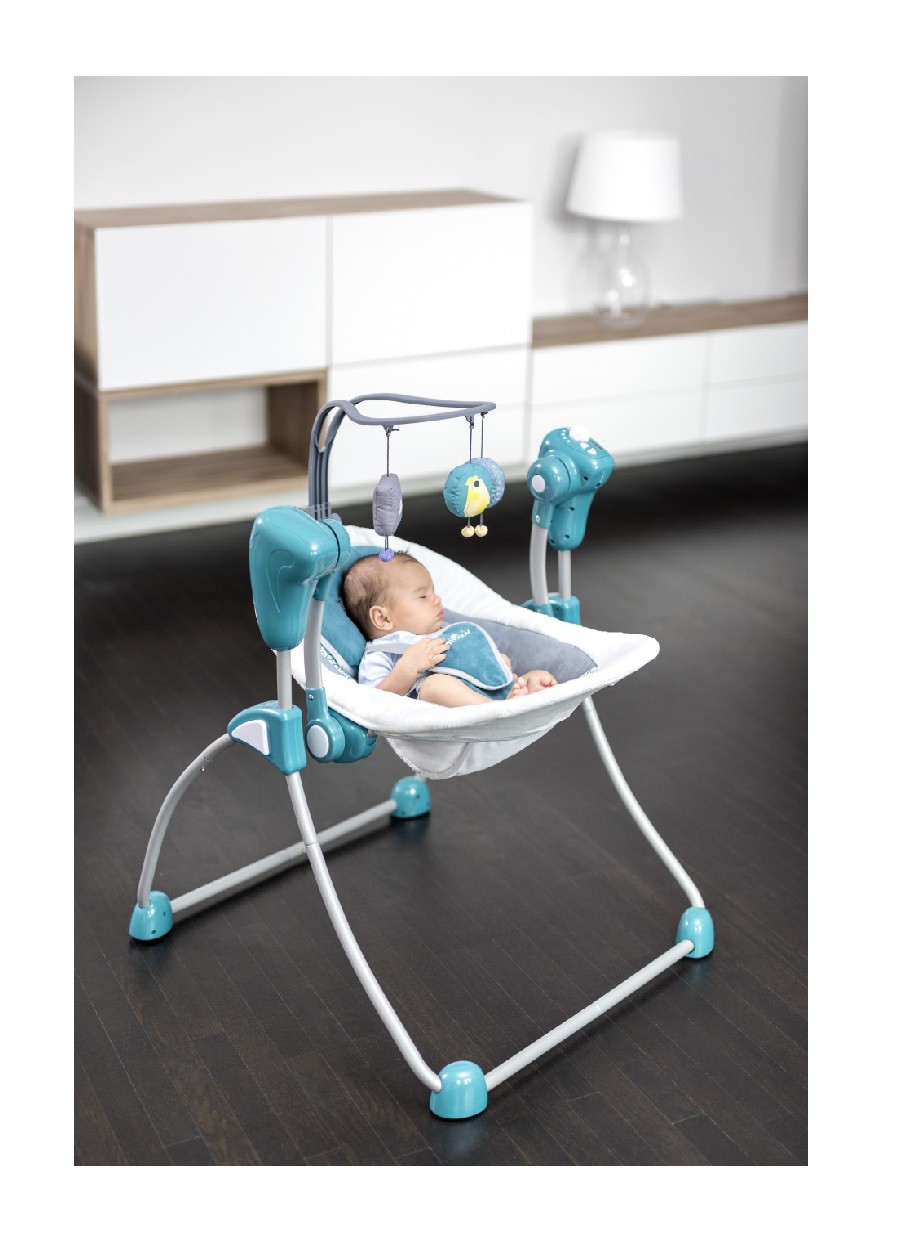 Babymoov Huśtawka Automatyczna Swoon Bubble petrol 0+