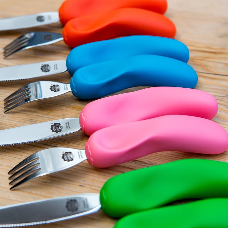 Nana's Manners Sztućce Etap 3 Borneo Green 3+