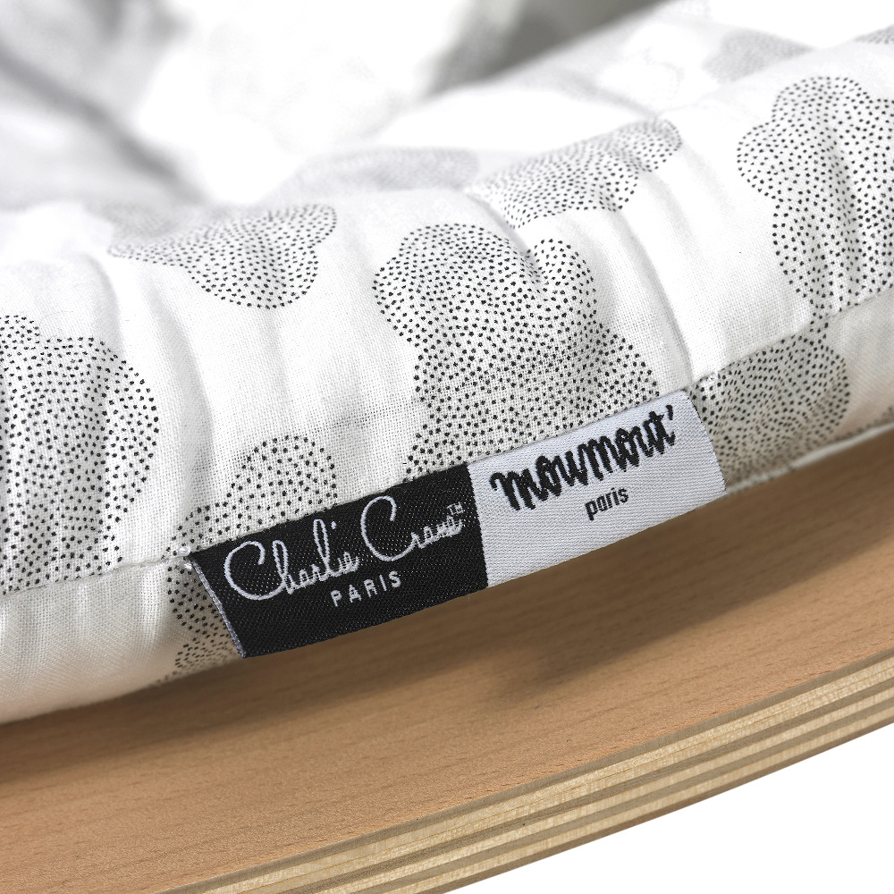 Charlie Crane Leżaczek Levo buk Moumout Cloud 0+