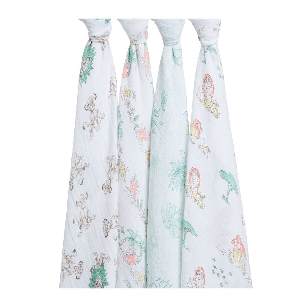 Aden & Anais Otulacz Muślinowy Disney Król Lew 4 szt.