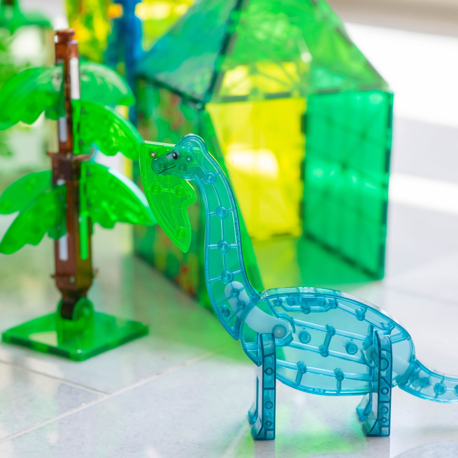 Magna-Tiles Dino World XL Klocki Magnetyczne 50 el. 3+