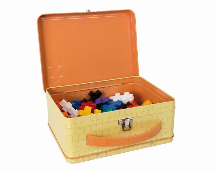 Plus-Plus, Midi Basic - 70 szt walizka metal i książeczka