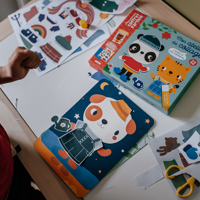 Auzou Zestaw Artystyczny do Projektowania Ubioru Zwierzątka 3+