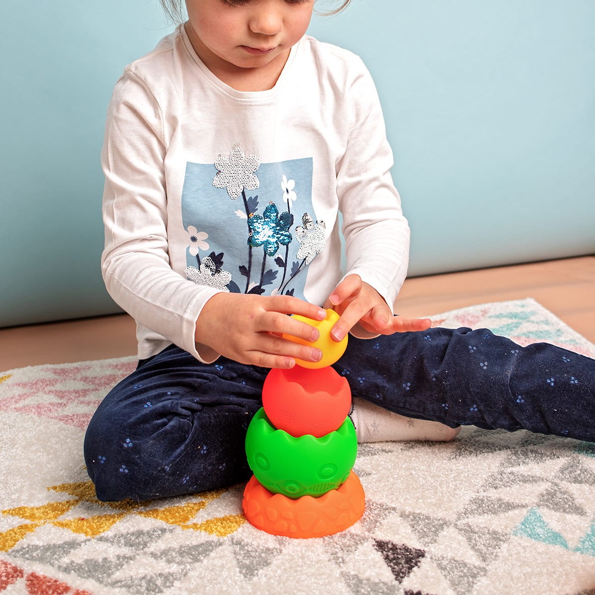 Mom's Care Piramida Sensoryczna Kontrastowa 6el 0+