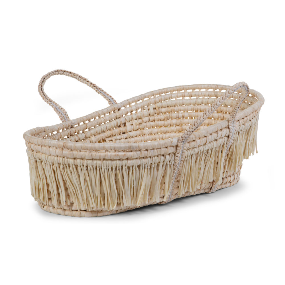 Childhome Kosz Mojżesza Boho z kukurydzy + materacyk 0+