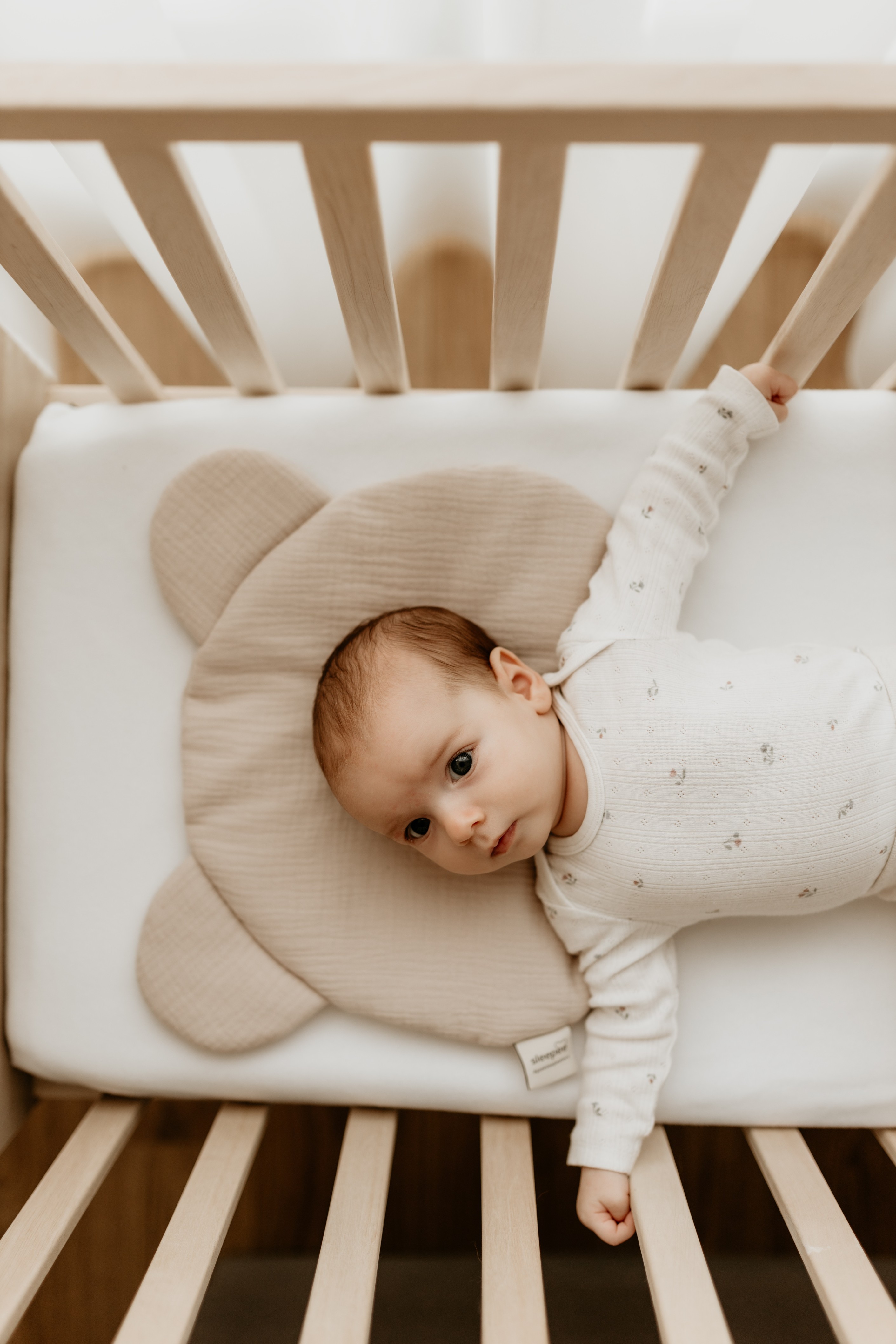 Sleepee Poduszka Muślinowa Misiowa Beżowa 0+