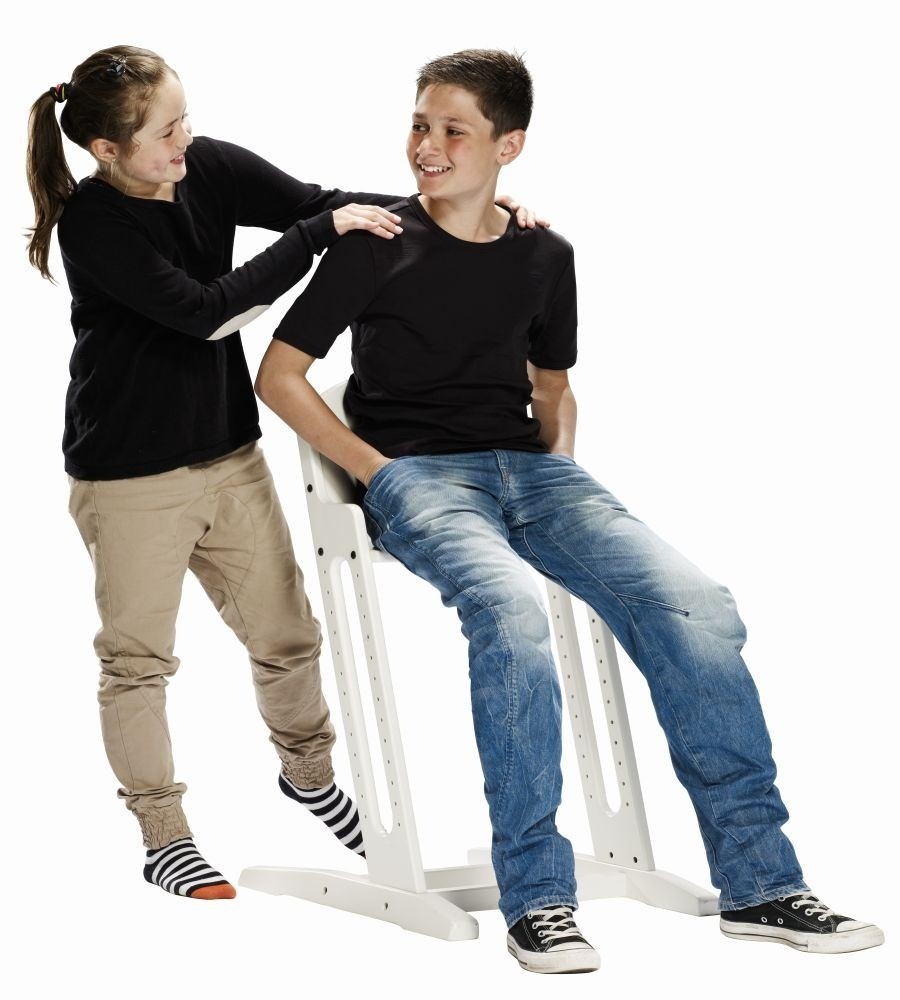 BabyDan Krzesełko do karmienia DANCHAIR szare 6m+