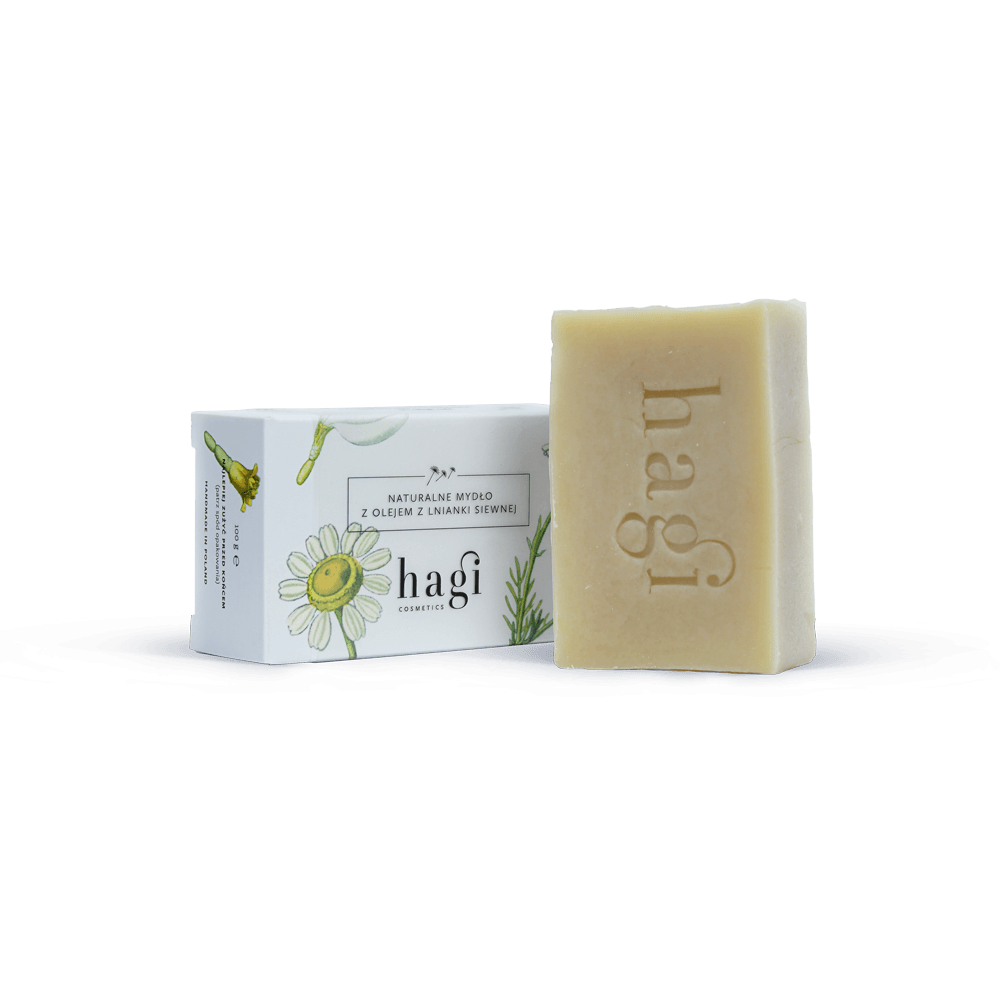 Hagi Cosmetics Naturalne mydło z lnianką siewną 100g