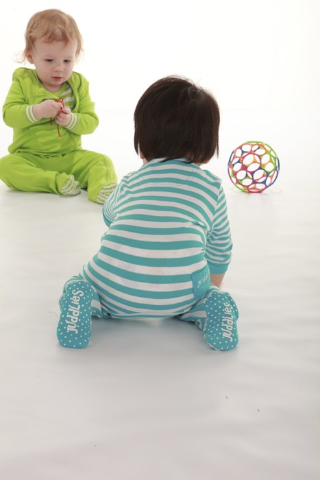 Juddlies Pajacyk Light Grey Fleck 6-12 m