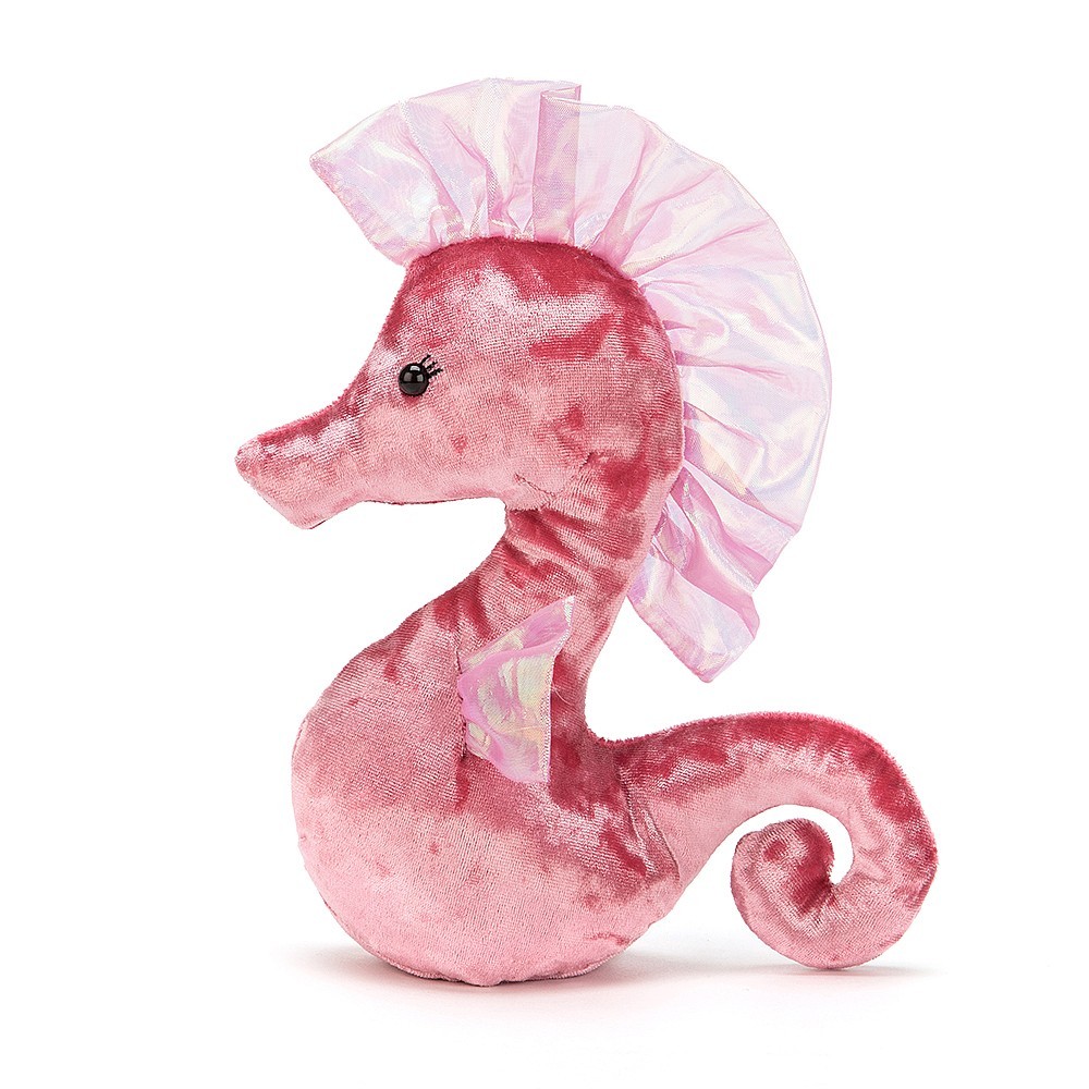 Jellycat Konik morski różowy 22cm Pluszowa Przytulanka 0+