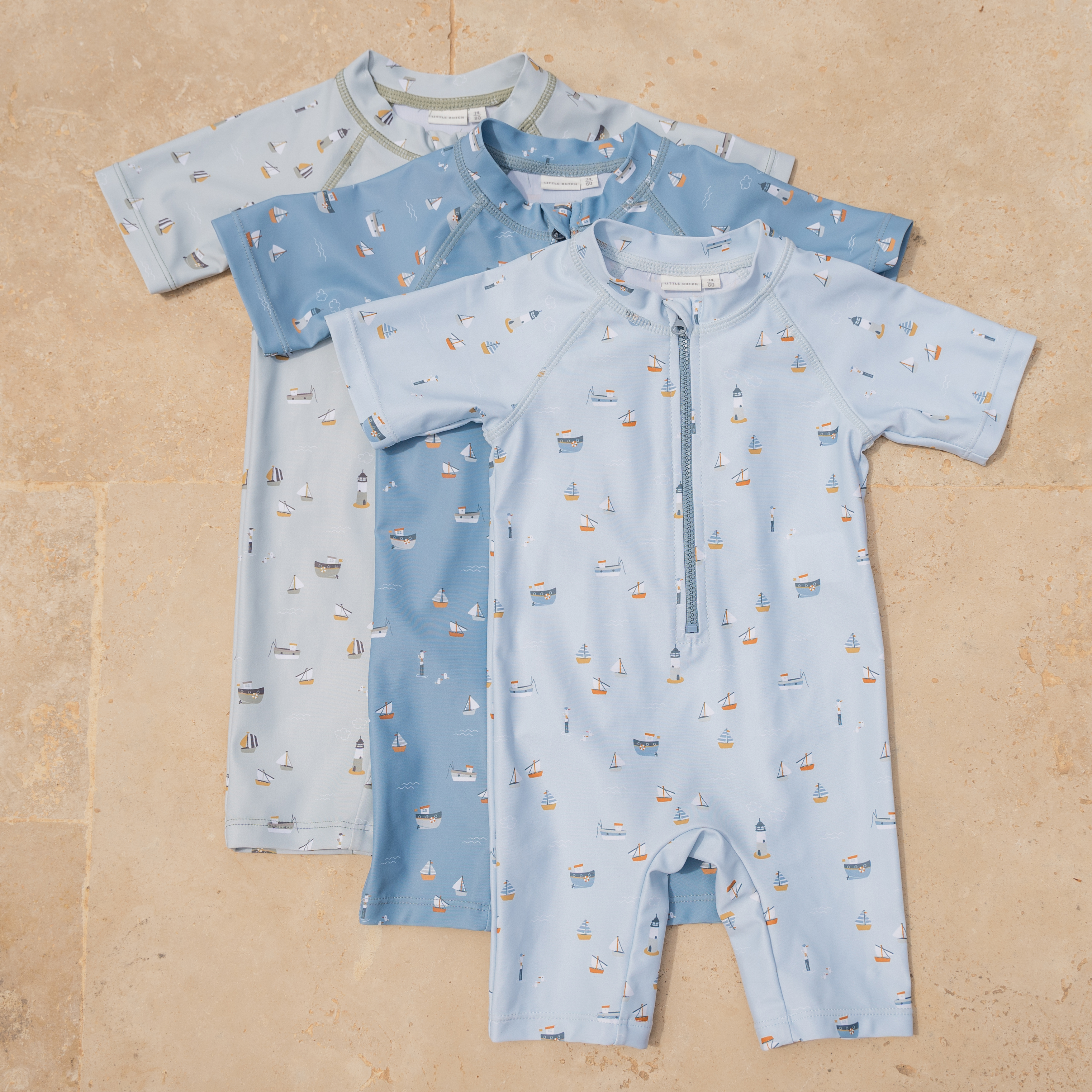 Little Dutch Kostium kąpielowy Sailors Bay Blue 98/104