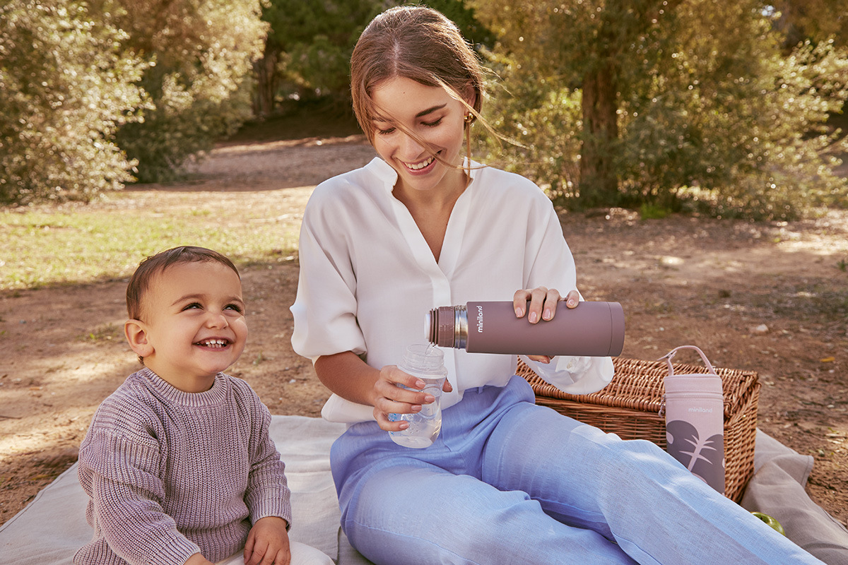 Miniland Termos Terra 500 ml śliwkowy