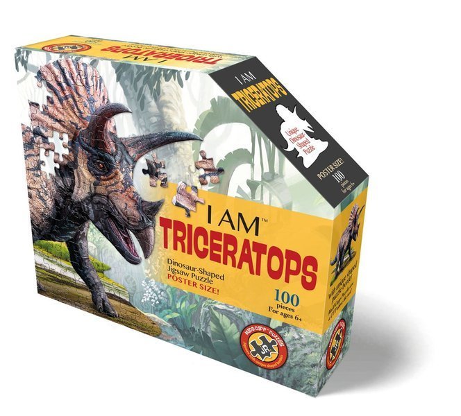 Madd Capp Puzzle I AM TRICERATOPS 100el 4+