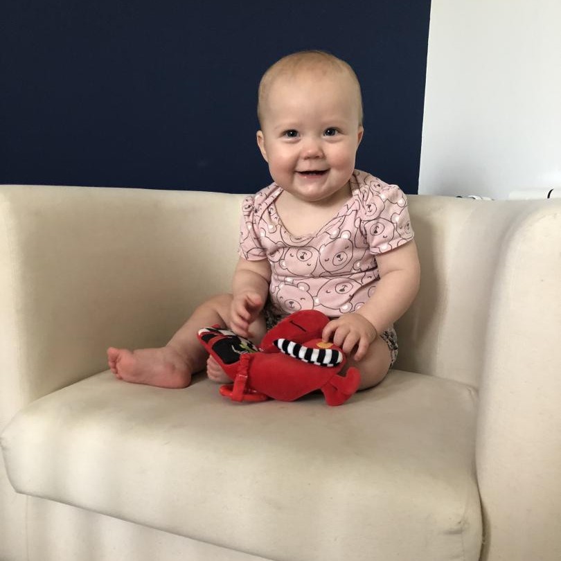 Mom's Care Miękka Książeczka Pies 0+ Sensoryczna