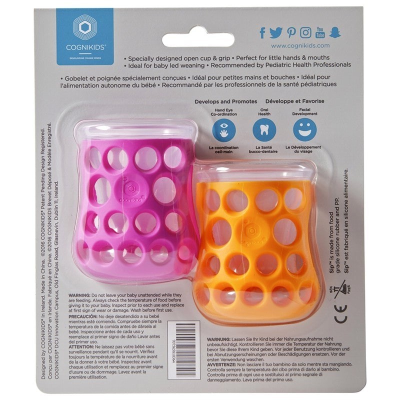 CogniKids Sip® Kubeczek do nauki picia 2 szt. 6m+
