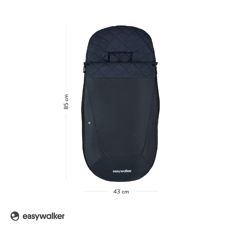 Easywalker Śpiworek Zimowy Sapphire Blue 0+ | Wózek