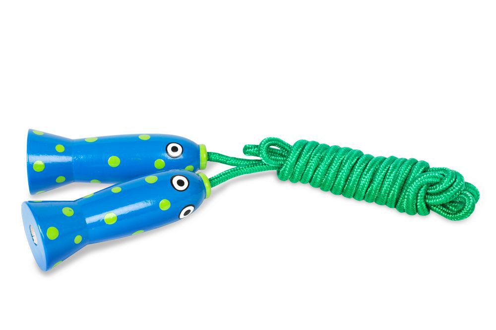 Skakanka Niebieska 2.5m dla Dzieci 6+