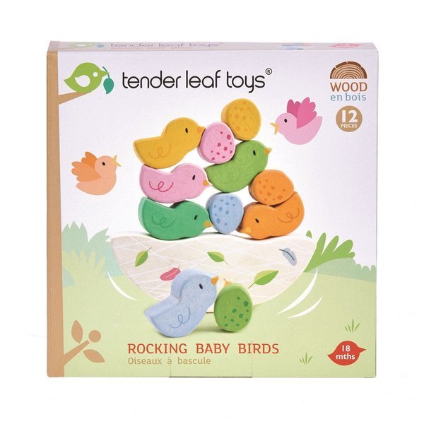 Tender Leaf Toys Balansujące Ptaszki Gra Zręcznościowa 3+