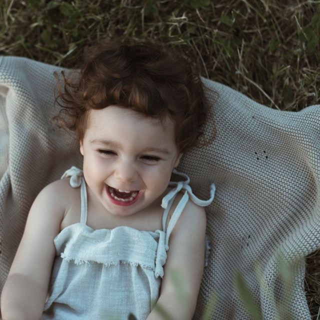 Memi Kocyk Bawełna Organiczna 80x100 Ecru Całoroczny