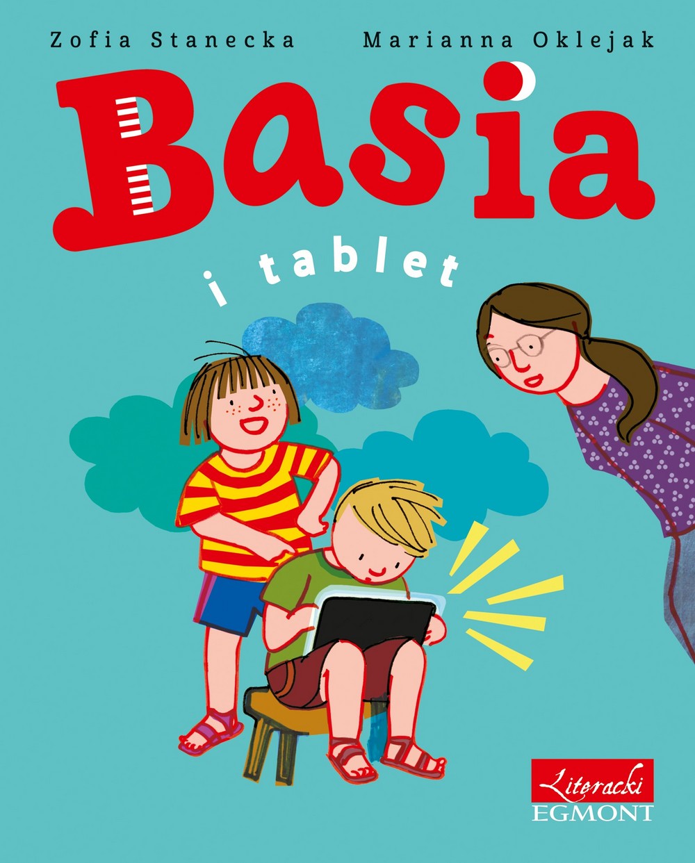 Basia i tablet - Książka Edukacyjna 3+