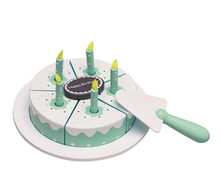 Kids Concept Tort Urodzinowy Niebieski 12el 3+