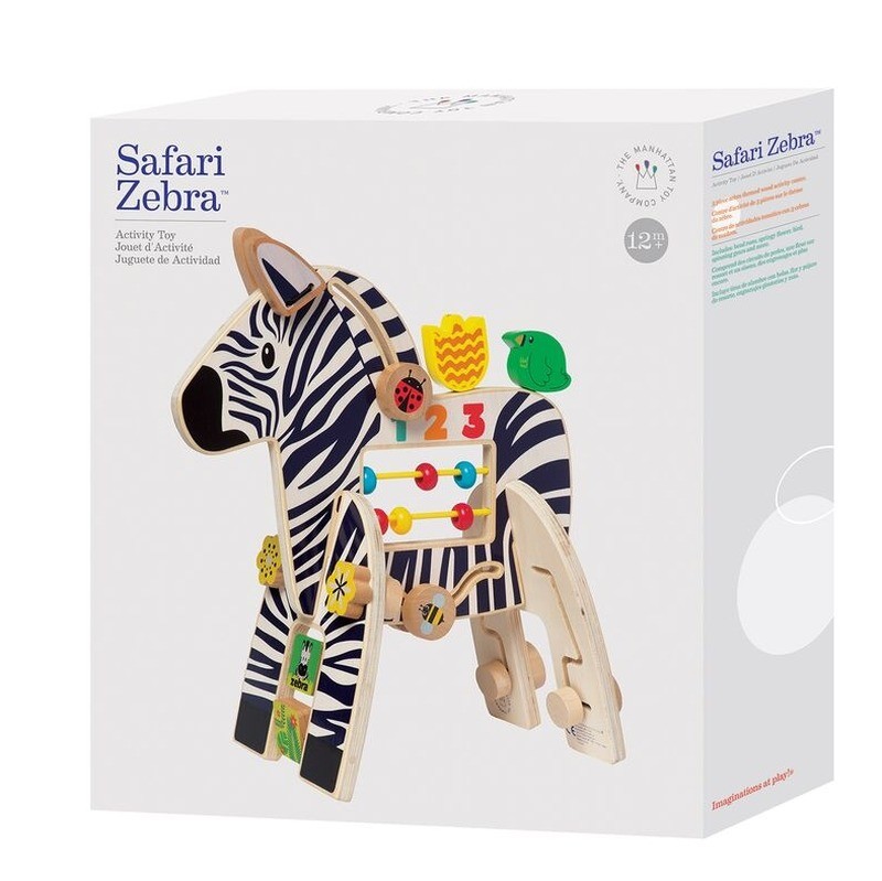 Manhattan Toy Kostka motoryczna Zebra 6m+