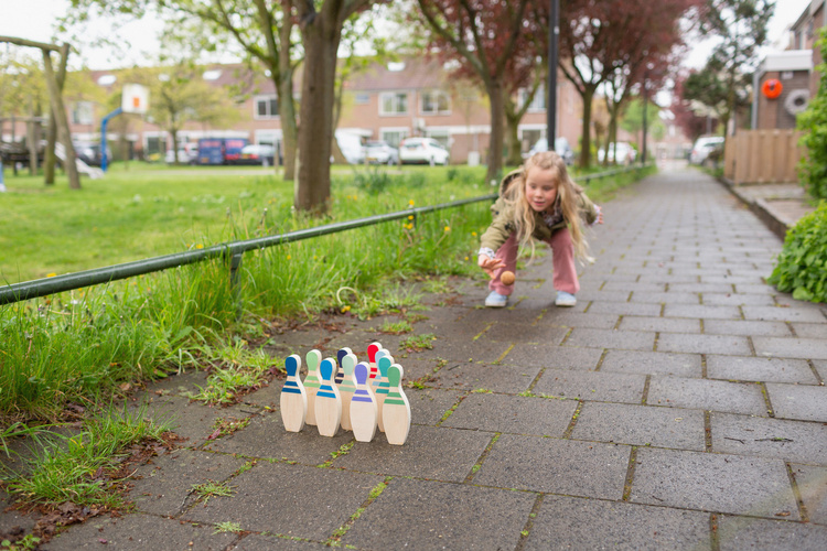 BS Toys Drewniane Kręgle z Cyferkami 3+ lat