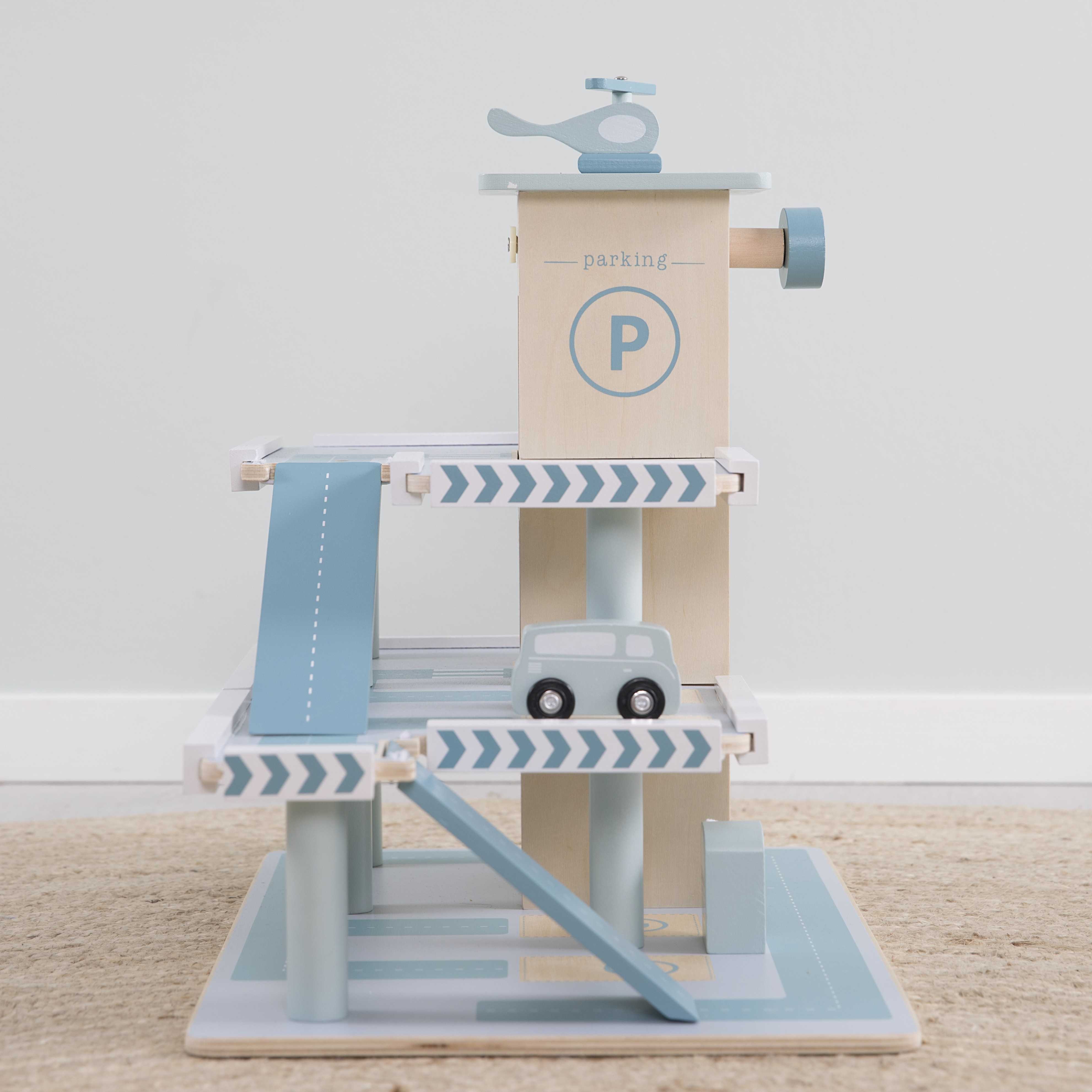 Little Dutch Drewniany Garaż Pastelowy 3+